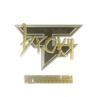 Sticker | broky (Gold) | Copenhagen 2024 CS2 skin