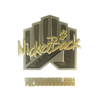 Sticker | NickelBack (Gold) | Copenhagen 2024 CS2 skin