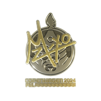 Sticker | mzinho (Gold) | Copenhagen 2024 CS2 skin