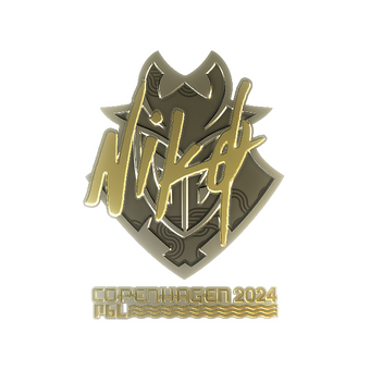 Sticker | NiKo (Gold) | Copenhagen 2024 CS2 skin