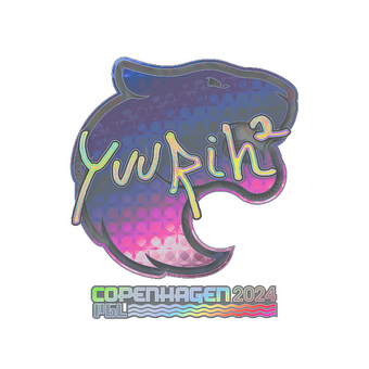 Sticker | yuurih (Holo) | Copenhagen 2024 CS2 skin