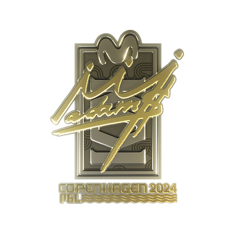 Sticker | adamS (Gold) | Copenhagen 2024 CS2 skin