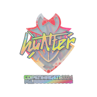 Sticker | huNter- (Holo) | Copenhagen 2024 CS2 skin