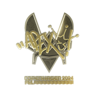 Sticker | apEX (Gold) | Copenhagen 2024 CS2 skin