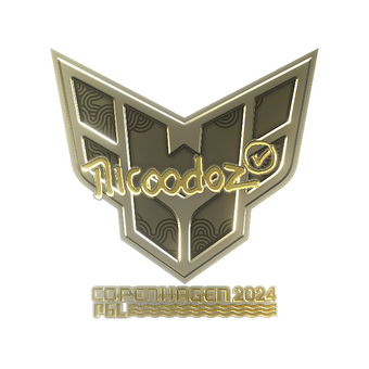 Sticker | nicoodoz (Gold) | Copenhagen 2024 CS2 skin