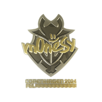 Sticker | m0NESY (Gold) | Copenhagen 2024 CS2 skin