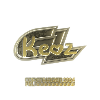 Sticker | Keoz (Gold) | Copenhagen 2024 CS2 skin