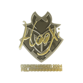 Sticker | HooXi (Gold) | Copenhagen 2024 CS2 skin