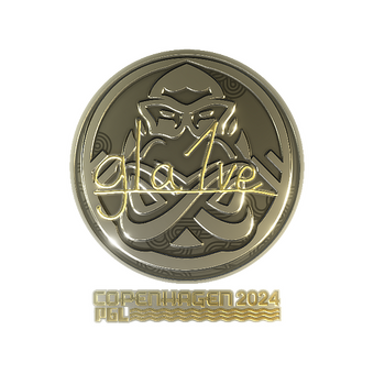 Sticker | gla1ve (Gold) | Copenhagen 2024 CS2 skin