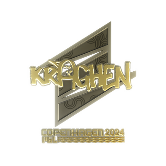 Sticker | kraghen (Gold) | Copenhagen 2024 CS2 skin