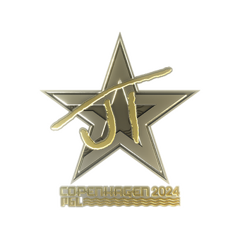 Sticker | JT (Gold) | Copenhagen 2024 CS2 skin