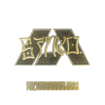 Sticker | STYKO (Gold) | Copenhagen 2024 CS2 skin