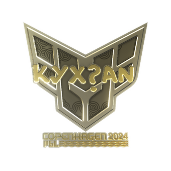 Sticker | kyxsan (Gold) | Copenhagen 2024 CS2 skin