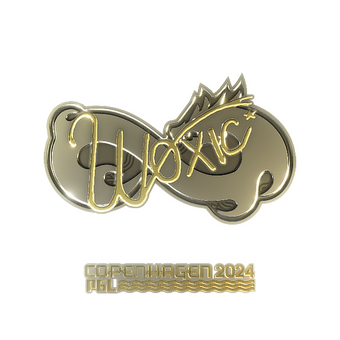 Sticker | woxic (Gold) | Copenhagen 2024 CS2 skin