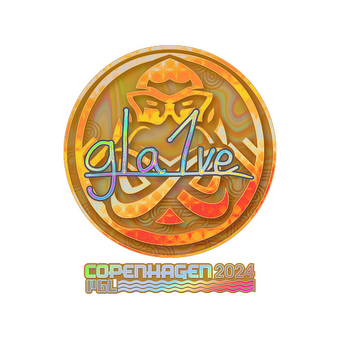 Sticker | gla1ve (Holo) | Copenhagen 2024 CS2 skin