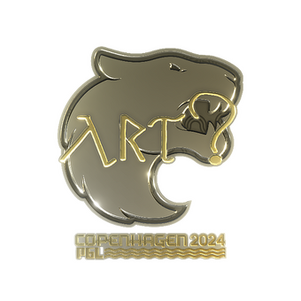 Sticker | arT (Gold) | Copenhagen 2024 CS2 skin