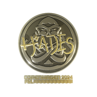 Sticker | hades (Gold) | Copenhagen 2024 CS2 skin