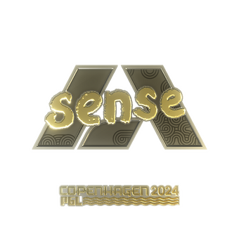 Sticker | sense (Gold) | Copenhagen 2024 CS2 skin