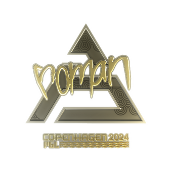 Sticker | roman (Gold) | Copenhagen 2024 CS2 skin