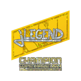 Sticker | jL (Glitter, Champion) | Copenhagen 2024 CS2 skin