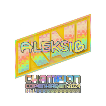 Sticker | Aleksib (Holo, Champion) | Copenhagen 2024 CS2 skin