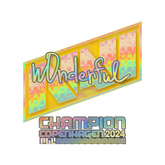 Sticker | w0nderful (Holo, Champion) | Copenhagen 2024 CS2 skin