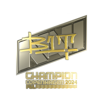 Sticker | b1t (Gold, Champion) | Copenhagen 2024 CS2 skin