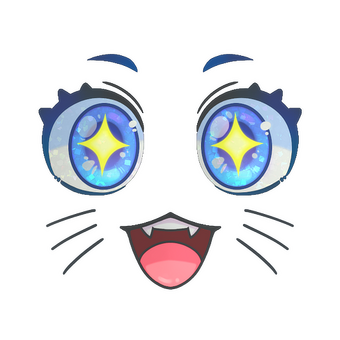Sticker | Kawaii Eyes (Glitter) CS2 skin