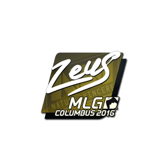 Sticker | Zeus | MLG Columbus 2016 CS2 skin