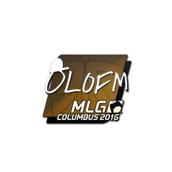 Sticker | olofmeister | MLG Columbus 2016 CS2 skin