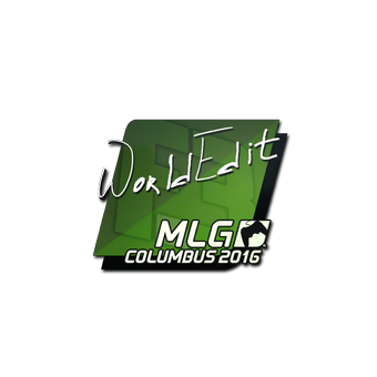 Sticker | WorldEdit | MLG Columbus 2016 CS2 skin