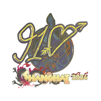 Sticker | 910 (Holo) | Shanghai 2024 CS2 skin