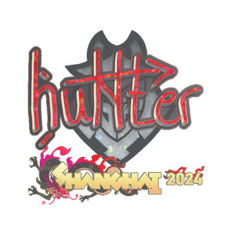 Sticker | huNter- (Glitter) | Shanghai 2024 CS2 skin