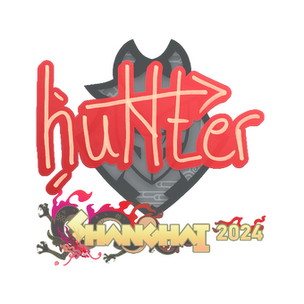 Sticker | huNter- | Shanghai 2024 CS2 skin