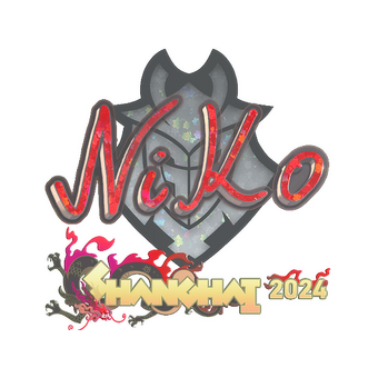 Sticker | NiKo (Glitter) | Shanghai 2024 CS2 skin
