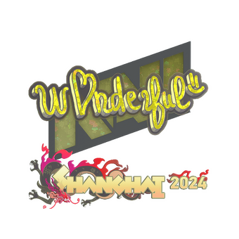 Sticker | w0nderful (Glitter) | Shanghai 2024 CS2 skin