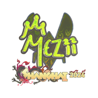 Sticker | mezii (Holo) | Shanghai 2024 CS2 skin