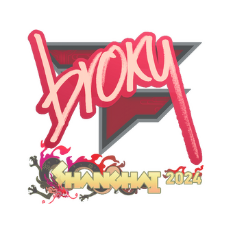 Sticker | broky | Shanghai 2024 CS2 skin