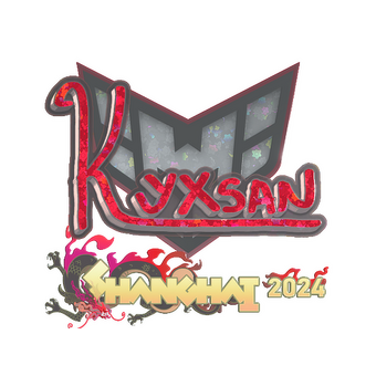 Sticker | kyxsan (Glitter) | Shanghai 2024 CS2 skin