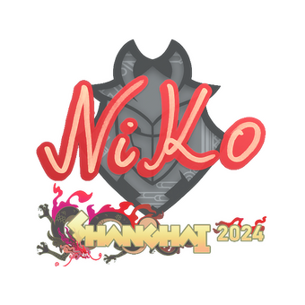 Sticker | NiKo | Shanghai 2024 CS2 skin