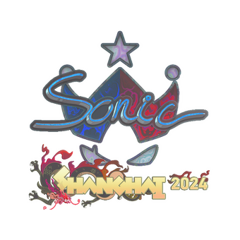 Sticker | Sonic (Holo) | Shanghai 2024 CS2 skin