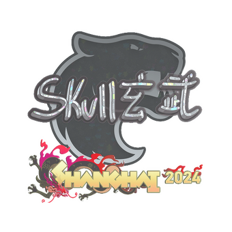 Sticker | skullz (Glitter) | Shanghai 2024 CS2 skin