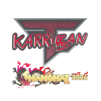 Sticker | karrigan (Glitter) | Shanghai 2024 CS2 skin
