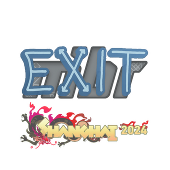 Sticker | exit | Shanghai 2024 CS2 skin