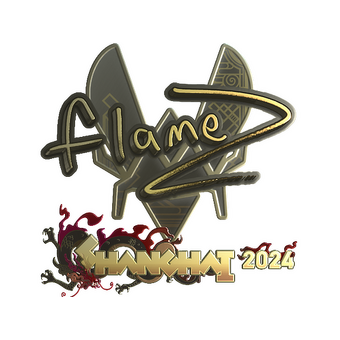 Sticker | FlameZ (Gold) | Shanghai 2024 CS2 skin