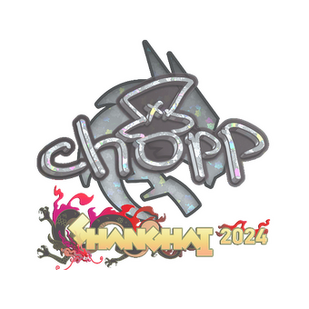 Sticker | chopper (Glitter) | Shanghai 2024 CS2 skin