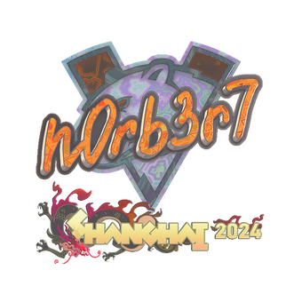 Sticker | n0rb3r7 (Holo) | Shanghai 2024 CS2 skin