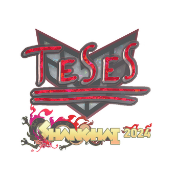 Sticker | TeSeS (Glitter) | Shanghai 2024 CS2 skin