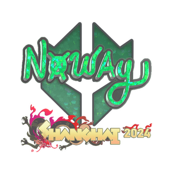 Sticker | noway (Glitter) | Shanghai 2024 CS2 skin
