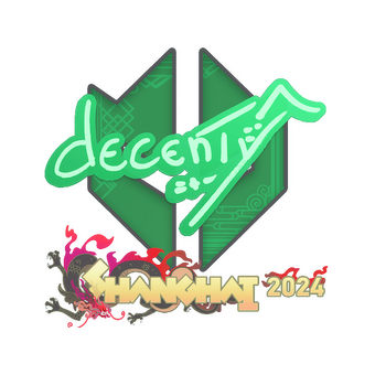 Sticker | decenty | Shanghai 2024 CS2 skin